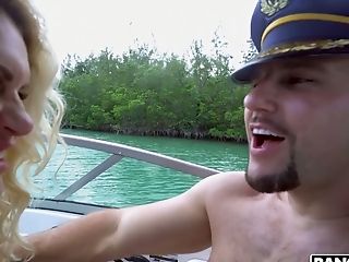 Giant Titted Bombshell Ryan Conner Gets Analfucked On The Yacht
