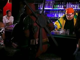 Bad Bitch Jennifer Milky Provides Deadpool Dude With A Good Suck Off