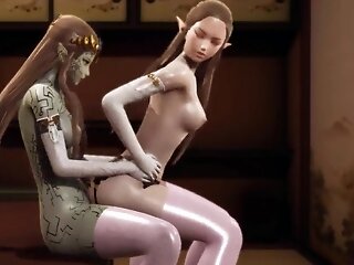 Zelda's Fuckpuppet Princess Mayo Cramming - Three Dimensional Porno Parody