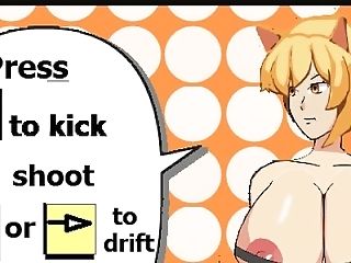 Solet Drift [anime Porn Mini-game] Motor Bike Giant Butt Fight